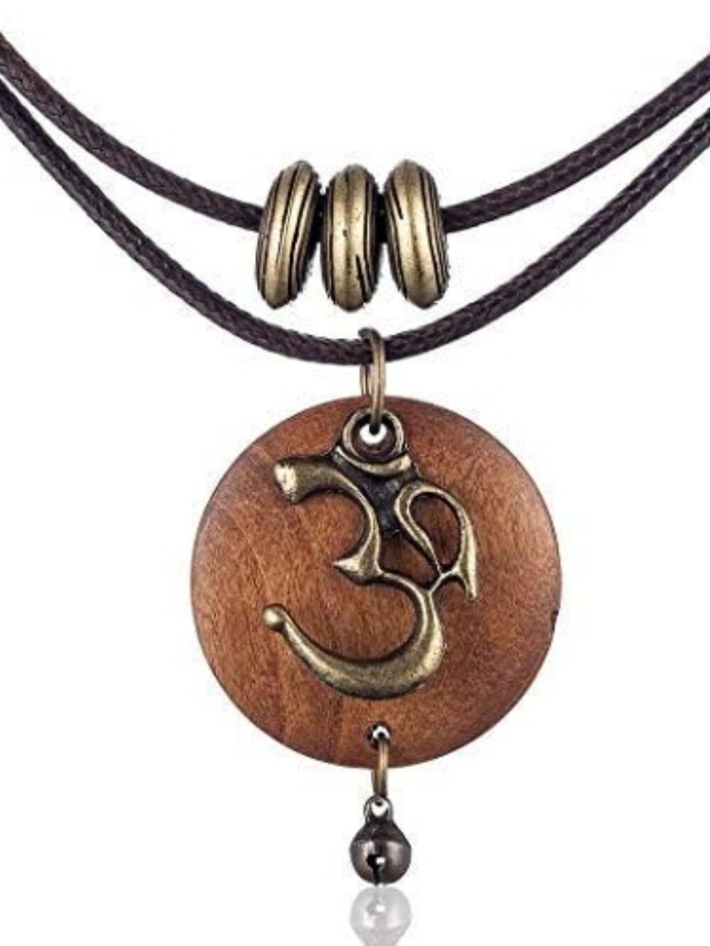 New Boho Brown Wooden Choker Chunky Pendant Necklaces for Women Trendy Jewelry